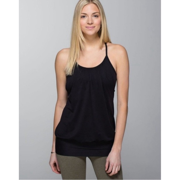Lululemon No Limits Tank Top Size 6 Black - Picture 1 of 8